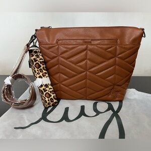 Lug Flare XL VL Copper Brown Vegan Leather NWT